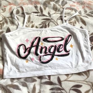 Cute Angel Cropped top